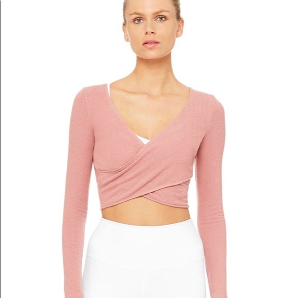 amelia luxe long sleeve crop